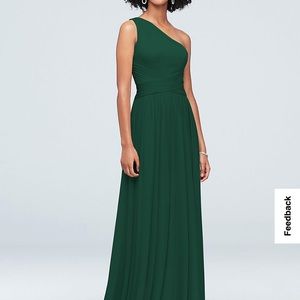 David’s Bridal Bridesmaid Dress-Size 12- Juniper- F19932